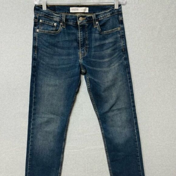Levi’s Signature S51 Straight leg Jeans Men’s 30x32 Dark Wash Denim Very Good co - Picture 1 of 7